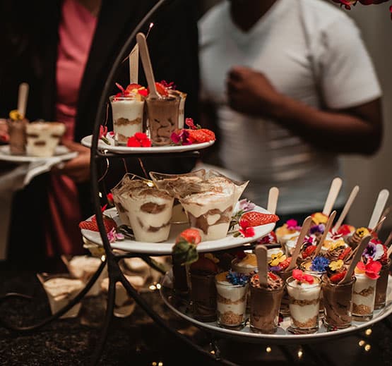 Party catering spread