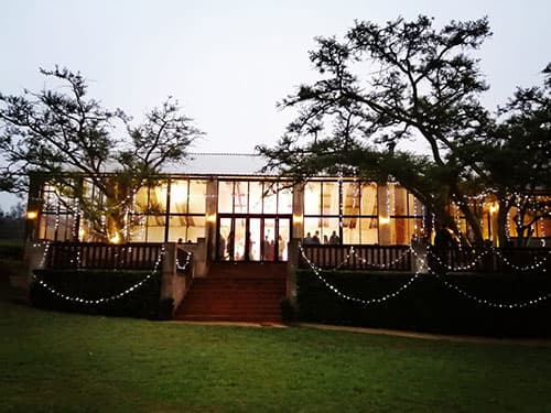Outdoor celebration space at Wingrove Valley near Pietermaritzburg